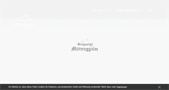 Desktop Screenshot of mittereggalm.at